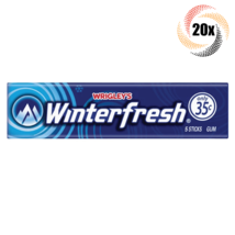 20x Packs Wrigley&#39;s Winterfresh Chewing Gum | 5 Sticks Per Pack | Fast Shipping! - £10.66 GBP