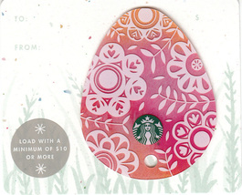 Starbucks 2017 Red Easter Egg Collectible Gift Card New No Value - £2.31 GBP