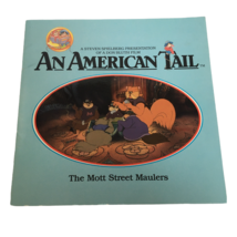 An American Tail Book The Mott Street Maulers Paperback Children&#39;s Story 1980s - £3.18 GBP