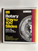 Vintage New Sears Rotary Tray For 100 Slides - Holds 100 2x2 In. Slides - £6.58 GBP