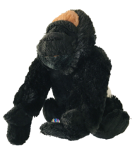 Ganz Plush Siverback Gorilla Soft Fuzzy Stuffed Animal Webkinz No Tag or Code - £13.02 GBP