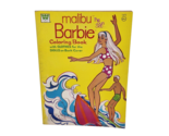VINTAGE 1973 WHITMAN MATTEL MALIBU BARBIE DOLL COLORING BOOK NEW OLD STOCK - $38.00