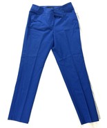 Talbots Curvy Lapis Blue Slacks Crop Stretch Back Elastic Womens Size 2 - €6,65 EUR