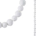 Snowball Christmas Garland 4 Feet - $27.49