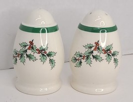 Spode England Christmas Salt &amp; Pepper Holly Berries - $14.84