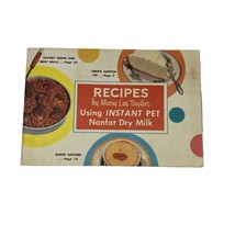 Vintage Pamphlet Cookbook Recipes by Mary Lee Taylor W Instant Pet Milk 1954 - £11.27 GBP