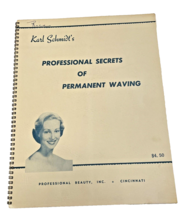 Book Hair Salon 1963 Karl Schmidt Professional Secrets of Permanent Waving Style - £18.07 GBP