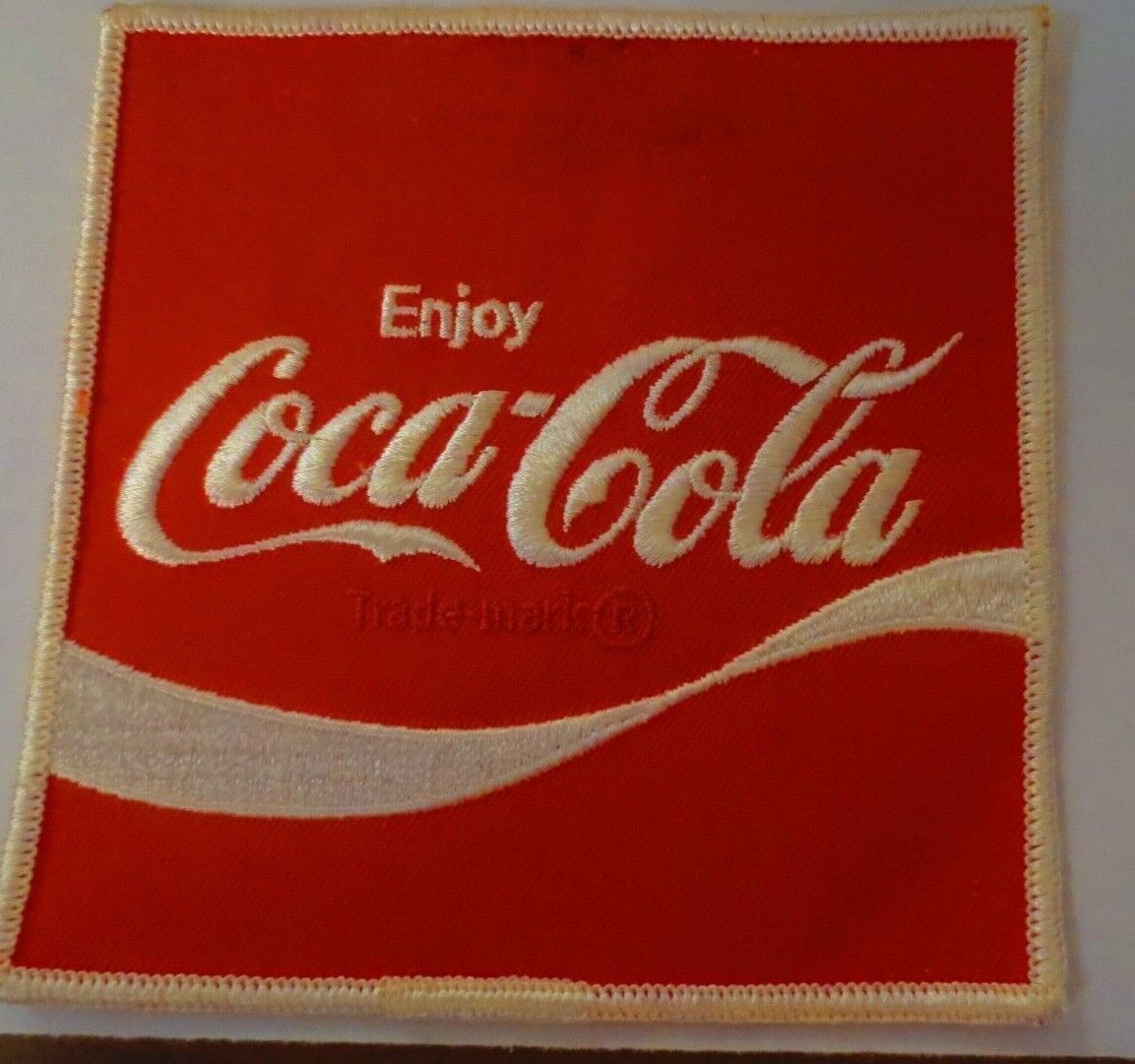 Primary image for Coca Cola   Uniform Patch   Square  2 1/2  inches  new