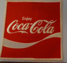 Coca Cola   Uniform Patch   Square  2 1/2  inches  new - £3.09 GBP
