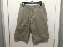 Express Khaki Men&#39;s Bermuda Shorts SZ 29 Inseam 13&quot; 100% Cotton - £7.90 GBP