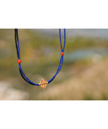 Double-strand Tibetan Lapis Lazure Necklace with Vintage ... - £429.04 GBP