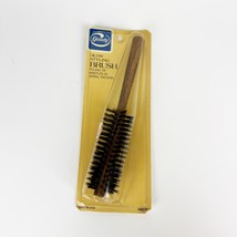 Vtg 1982 GOODY Round Hair Brush Faux Wood Handle Nylon Blow Wave Styling #8570 - £34.88 GBP