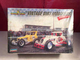 Vintage Dirt Modifieds Double Model Kit Lindberg - £27.88 GBP