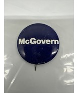 POLITICAL CAMPAIGN PINBACK MCGOVERN BLUE WHITE 1.5”  1972 ELECTION - €5,80 EUR