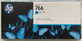 HP 766 Cyan Bright Office Ink P2V89A 300ml For HP Designjet XL 3600 MFP ... - $84.58