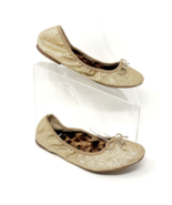 Sam Edelman Women Gold Glitter &#39;Fiona&#39; Ballet Flat, Size 5 - $403.76 MXN