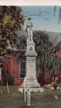 Hampton Virginia~Confederate Statue At Old St Johns CHURCH-1919 Postcard - £9.64 GBP