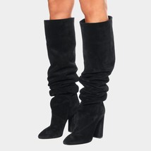 Over the Knee Boots Women New Design Fur Warm Winter Shoes Women Fashion High He - £93.49 GBP