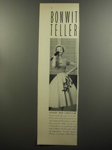 1953 Bonwit Teller Skirt and Blouse by Gordon Peters Advertisement - $18.49
