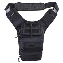 Large Sling Backpack EDC   Bag Molle Army Chest Pack Waterproof Outdoor Trek Cam - £107.80 GBP