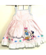 Disney Baby Girl Pink Stripe 12 - 18M Daisy Duck Minnie Mouse Beachcombe... - €10,23 EUR