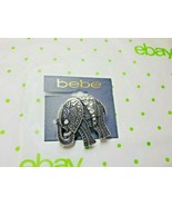 BEBE Women&#39;s Silver Tone Stretch Elephant Fashion Ring Size 7 &amp; up New - $15.12