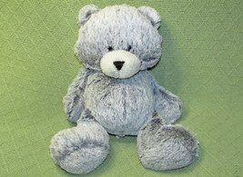 Ganz Finn Teddy Bear Plush Grey 14&quot; Stuffed Super Soft Baby Animal H13316 Toy - £12.38 GBP