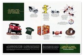 Chrysler Corp Jeep Wrangler Timeline Vintage 1997 2-Page Print Magazine Ad - $12.30