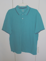L.L. B EAN Men&#39;s Ss Teal Traditional Fit Polo SHIRT-L REG.-EXCELLENT Barely Worn - £10.26 GBP