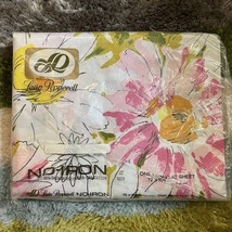 Vintage New Old Stock Lady Pepperell Twin Flat Floral Bed Sheet Bedding ... - $25.00