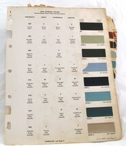 1964 GM Buick/Chevrolet/Olds/Pontiac/Cadillac Exterior/Interior Color Ch... - €8,84 EUR