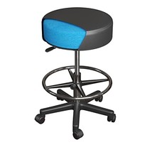 Luxton Ergonomic Rolling Stool -Double Padding and Memory Foam Adjustabl... - $99.95