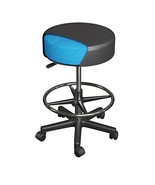 Luxton Ergonomic Rolling Stool -Double Padding and Memory Foam Adjustabl... - $99.95
