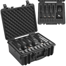 VEVOR Hard Pistol Cases Waterproof &amp; Dustproof for 5 Pistol, 18.9×16.3×8... - $59.90