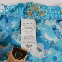 Elastic Waist JSKSS2E Women's Blue Floral Pull-On Skirt Size 2XL Waist 40" image 3