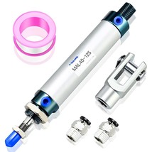 Tailonz Pneumatic 40Mm Bore 125Mm Stroke Air Cylinder Double Action With Y - £32.39 GBP