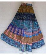 New Sacred Threads One Size Colorful Tiered Full Sweep Hem Gypsy Boho Lo... - £24.92 GBP