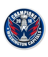Washington Capitals 2018 Stanley Cup Champions Round Decal / Sticker Die... - £3.15 GBP+