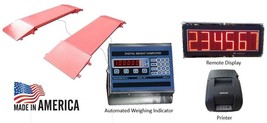 USA MADE - UNATTENDED AUTOMATIC AXLE WEIGHING SYSTEM -  TRUCK AXLE SCALE... - £8,632.07 GBP