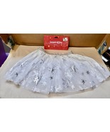 Girls Tutu Dress Silver Snow Flakes Season Of Joy Gertex One Size 45cm -... - $4.39
