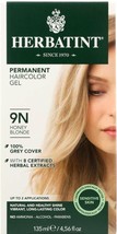 NEW Herbatint Permanent Hair Dye Color Gel - 9N - Honey Blonde Haircolor - £19.58 GBP