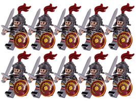 10PCS Roman Empire Roman Guards Minifigure Building Blocks - £11.54 GBP