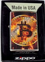 Sharp Bitcoin Crypto Currency Zippo Lighter - $39.88 CAD
