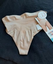 Assets Spanx Shaping Womens Size Medium Thong Panties Beige Nude NWT  - $12.86