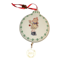 M.J. Hummel Dansbury Mint Christmas Ornament 2012 Holiday Cheer - £6.33 GBP