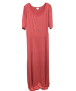 NWT  LuLaRoe New Release 3XL SOLID PINK Ana Maxi Dress - $961.16 MXN