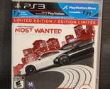 Need for Speed Most Wanted Limited Edition (Sony PlayStation 3, 2012) - $9.90