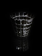 Faberge Metropolitan Black Crystal Champagne  Bucket  Measures 9" H x 8" W NIB image 7