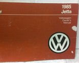 1985 Volkswagen Jetta Owners Manual [Paperback] Volkswagen - $11.84