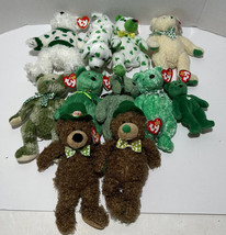 Ty Beanie Babies Lot 11 St. Patrics Rare Collection Dublin Woolins And More - £61.44 GBP